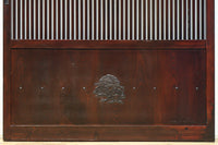 幅1200ミリ 三つ重ね松葉金具で格調ある格子庄内蔵戸 G2522