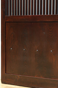 幅1200ミリ 三つ重ね松葉金具で格調ある格子庄内蔵戸 G2522