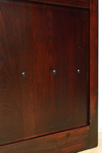 幅1200ミリ 三つ重ね松葉金具で格調ある格子庄内蔵戸 G2522