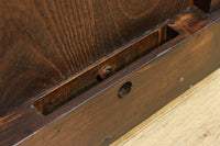 幅1200ミリ 三つ重ね松葉金具で格調ある格子庄内蔵戸 G2522