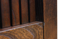 幅1195ミリ うさぎ金具の可愛らしい表情に心和む気品ある大珍品総欅富山蔵戸 G2530