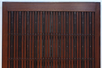 幅1195ミリ うさぎ金具の可愛らしい表情に心和む気品ある大珍品総欅富山蔵戸 G2530