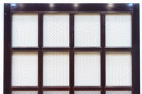 幅1050ミリ 開放感ある升格子の網入り越後蔵戸 G2532