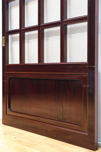 幅1050ミリ 開放感ある升格子の網入り越後蔵戸 G2532