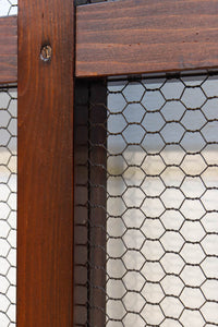 幅1050ミリ 開放感ある升格子の網入り越後蔵戸 G2532