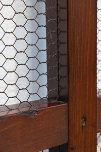 幅1050ミリ 開放感ある升格子の網入り越後蔵戸 G2532