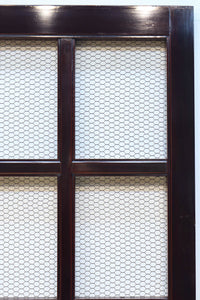 幅1050ミリ 開放感ある升格子の網入り越後蔵戸 G2532