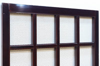 幅1050ミリ 開放感ある升格子の網入り越後蔵戸 G2532