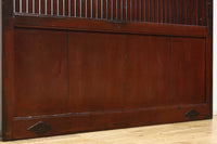 幅1163ミリ、高さ2020ミリ 網入りの小窓を設けた風情ある格子蔵戸 G2533