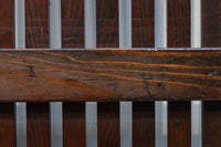 幅1163ミリ、高さ2020ミリ 網入りの小窓を設けた風情ある格子蔵戸 G2533