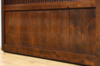 幅1163ミリ、高さ2020ミリ 網入りの小窓を設けた風情ある格子蔵戸 G2533