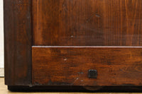 幅1163ミリ、高さ2020ミリ 網入りの小窓を設けた風情ある格子蔵戸 G2533