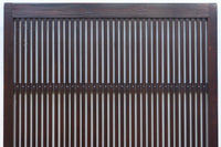 幅1068ミリ、高さ1952ミリ 縁起の良い大黒様の金具が印象的な格子蔵戸 G2534