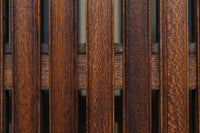 幅1155ミリ!! 上質なけやき材の質感が引き立つ迫力の杢目使いの総欅富山蔵戸 G2537