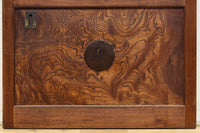 幅1155ミリ!! 上質なけやき材の質感が引き立つ迫力の杢目使いの総欅富山蔵戸 G2537