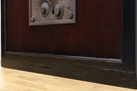 幅1236ミリ 縁起物を描いた迫力の金具が存在感を放つ重厚な庄内蔵戸 G2538