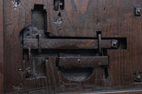 幅1236ミリ 縁起物を描いた迫力の金具が存在感を放つ重厚な庄内蔵戸 G2538