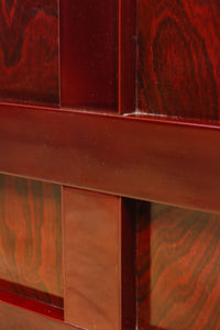 1238ミリ 上品な漆の色艶に装飾金具が輝きを放つ絢爛豪華富山蔵戸 G2540