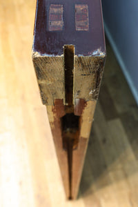 1238ミリ 上品な漆の色艶に装飾金具が輝きを放つ絢爛豪華富山蔵戸 G2540