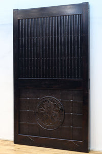 幅1178ミリ高さ2015ミリ!! 鉄金具を多用した重厚感溢れる総欅富山蔵戸 G2541