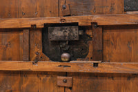 幅1178ミリ高さ2015ミリ!! 鉄金具を多用した重厚感溢れる総欅富山蔵戸 G2541