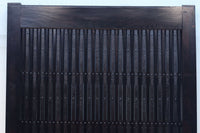 幅1178ミリ高さ2015ミリ!! 鉄金具を多用した重厚感溢れる総欅富山蔵戸 G2541