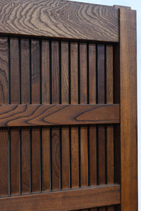 幅1075ミリ 優雅な光沢を放つ格子づくりの味わい深い蔵戸 G2547