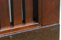 幅900ミリ スリム幅!! 上品な漆の艶色に装飾金具が華を添える総欅格子蔵戸 G2548