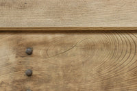 幅850ミリ 稀少幅!! 古色が加わった風合い豊かな木地色の総欅格子蔵戸 G2550