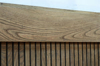 幅850ミリ 稀少幅!! 古色が加わった風合い豊かな木地色の総欅格子蔵戸 G2550