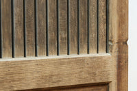 幅1218ミリ 穏やかな木地色の枯れ具合が味わい深い総欅格子蔵戸 G2552