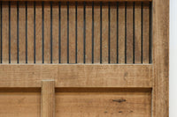 幅1218ミリ 穏やかな木地色の枯れ具合が味わい深い総欅格子蔵戸 G2552