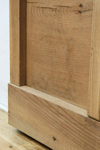 幅1218ミリ 穏やかな木地色の枯れ具合が味わい深い総欅格子蔵戸 G2552