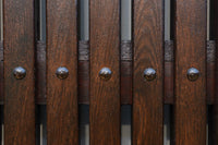 幅918ミリ 桐模様金具で雅な面持ち溢れる平格子蔵戸 G2554