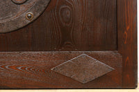 幅918ミリ 桐模様金具で雅な面持ち溢れる平格子蔵戸 G2554