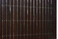 幅1148ミリ 帯鉄格子と巾着金具で貫録のある縦格子富山蔵戸 G2555