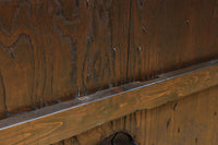 幅1148ミリ 帯鉄格子と巾着金具で貫録のある縦格子富山蔵戸 G2555