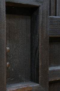 幅1253ミリ 升格子作りの腰板で時代の趣き溢れる蔵戸 G2556