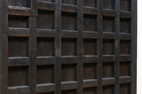 幅1253ミリ 升格子作りの腰板で時代の趣き溢れる蔵戸 G2556