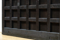 幅1253ミリ 升格子作りの腰板で時代の趣き溢れる蔵戸 G2556