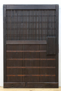 幅1253ミリ 升格子作りの腰板で時代の趣き溢れる蔵戸 G2556