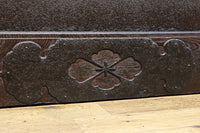 幅1200ミリ 重厚な鉄金具を全面的に纏う貫禄ある富山蔵戸 G2601 在庫1枚