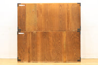 雄大な欅杢目を桜金具が美しく飾り立てる米沢衣裳箪笥 BB2372