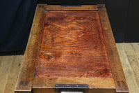 欅杢目が美しい堅牢な造りの風格溢れる越後帳場箪笥 BB3266