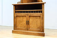 珍品!! 優美な杢目を魅せる優雅な佇まいのコーナー用飾り棚 BB3280