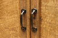 珍品!! 優美な杢目を魅せる優雅な佇まいのコーナー用飾り棚 BB3280