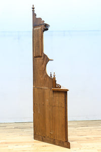 珍品!! 優美な杢目を魅せる優雅な佇まいのコーナー用飾り棚 BB3280