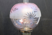 色ガラスが素敵な高脚デザインのオイルランプ DC4138