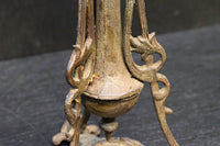 色ガラスが素敵な高脚デザインのオイルランプ DC4138