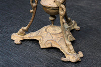 色ガラスが素敵な高脚デザインのオイルランプ DC4138